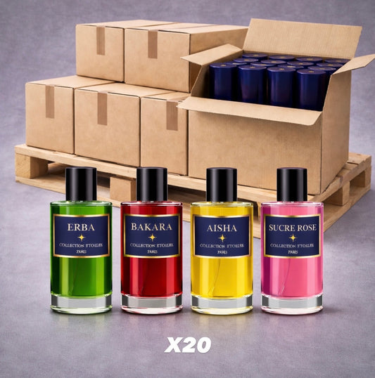 Lot de 20 parfums - Collection étoilée (6,50€/l'u)
